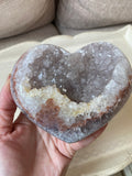 Pink Amethyst Heart