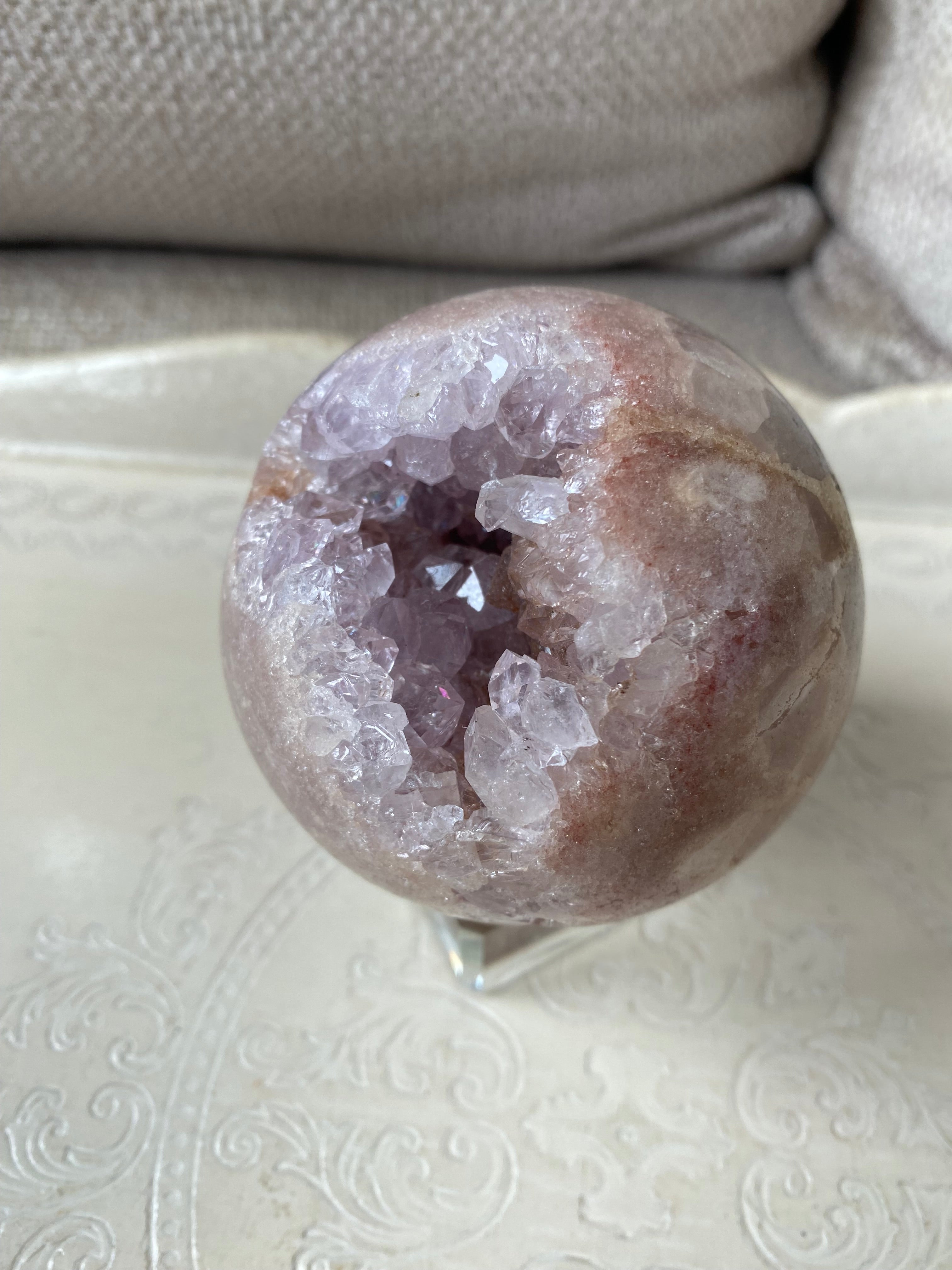 Pink Amethyst Spheres