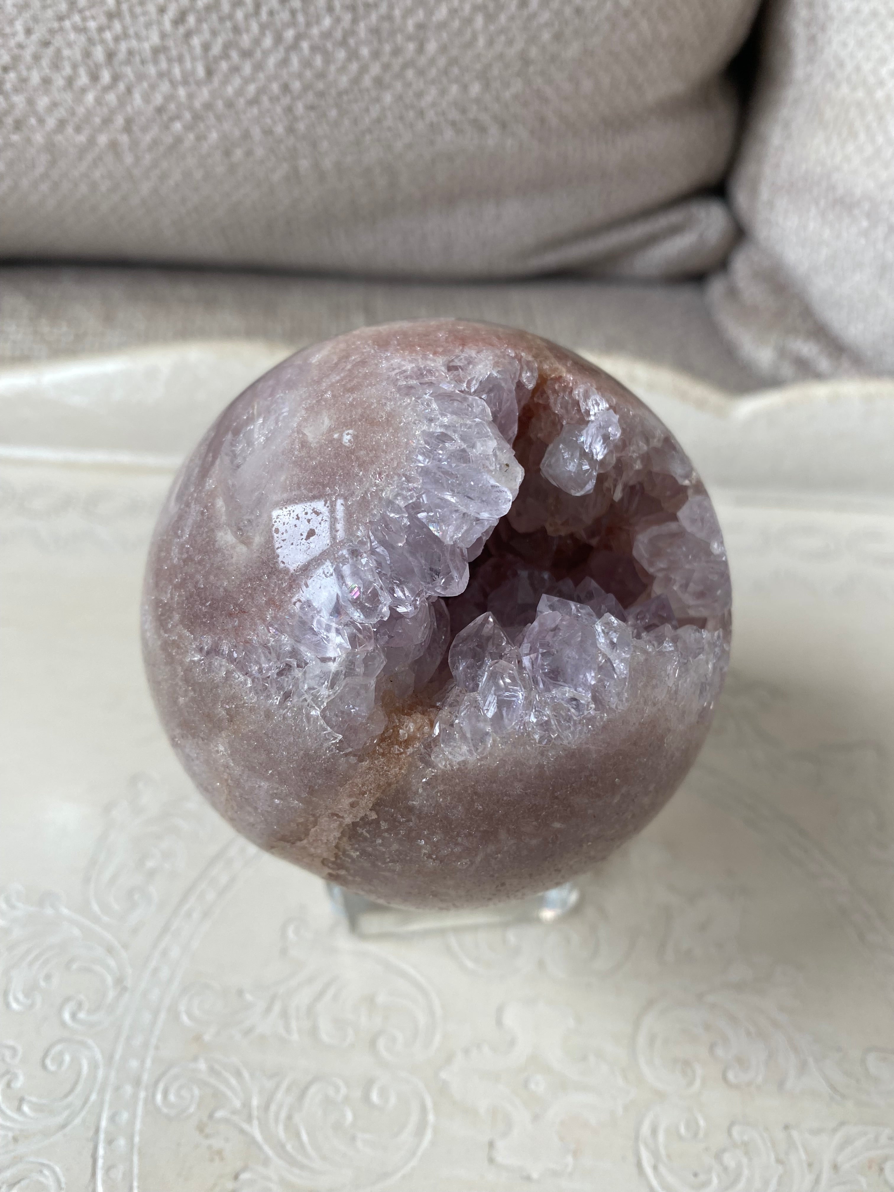 Pink Amethyst Spheres