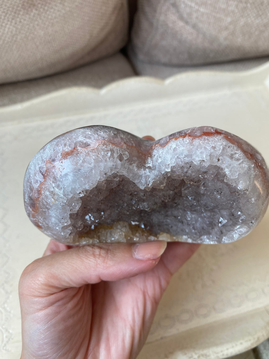 Pink Amethyst Heart