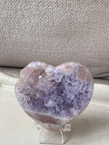Pink Amethyst Heart