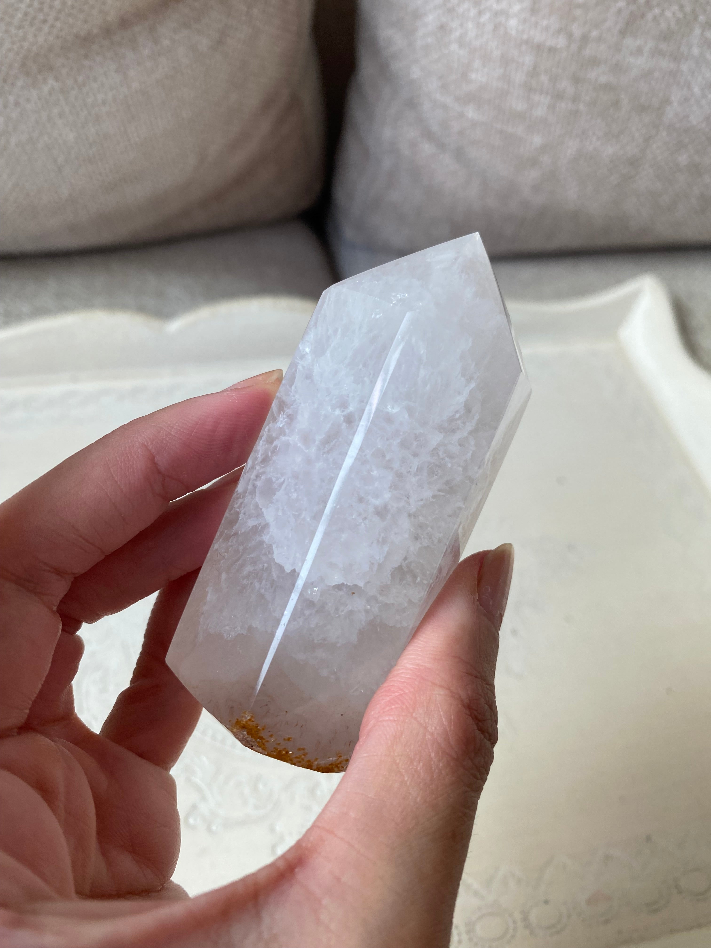 Agate Druzy Tower