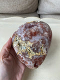 Pink Amethyst Slab with stand