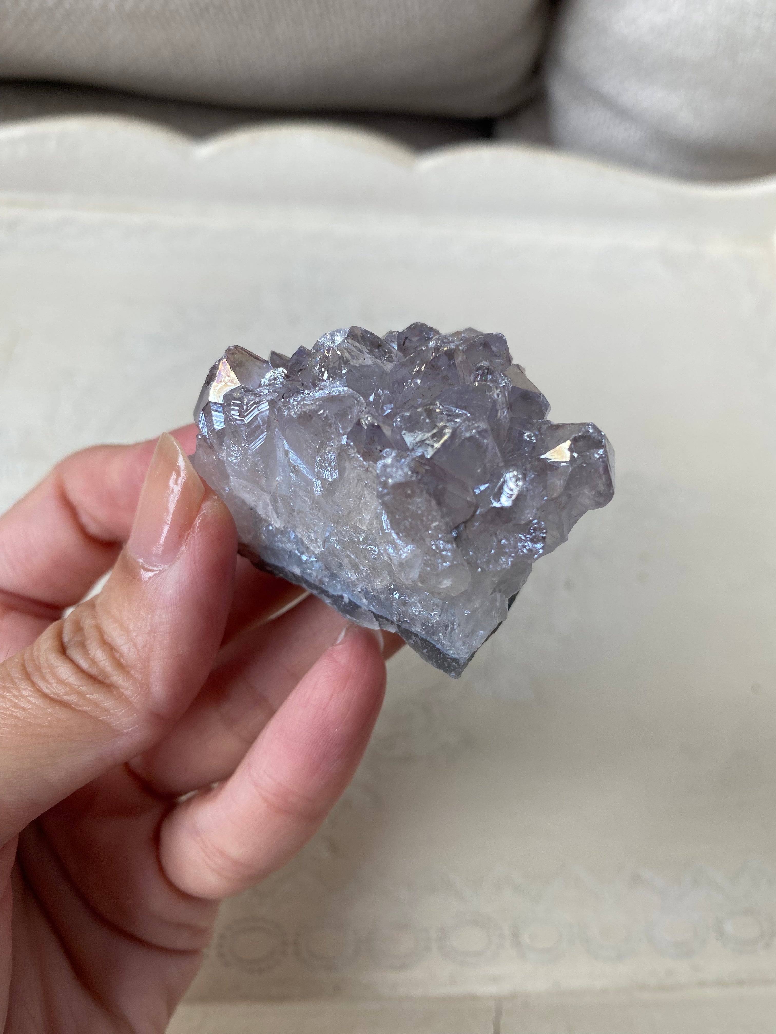 Aura Amethyst Cluster