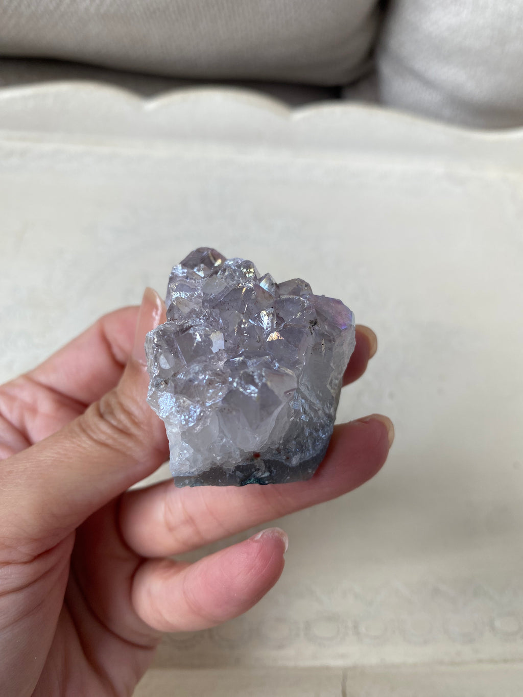 Aura Amethyst Cluster