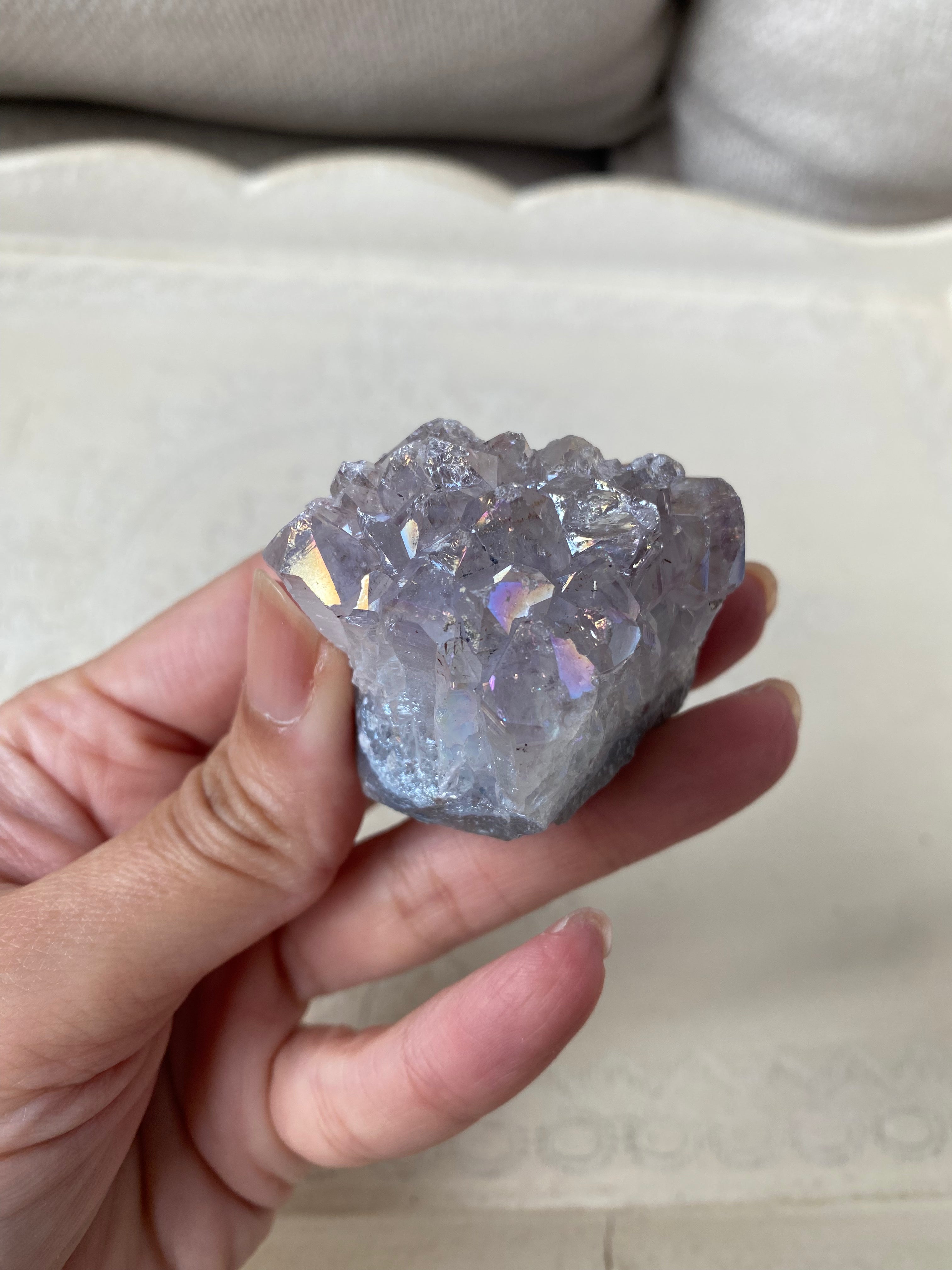 Aura Amethyst Cluster