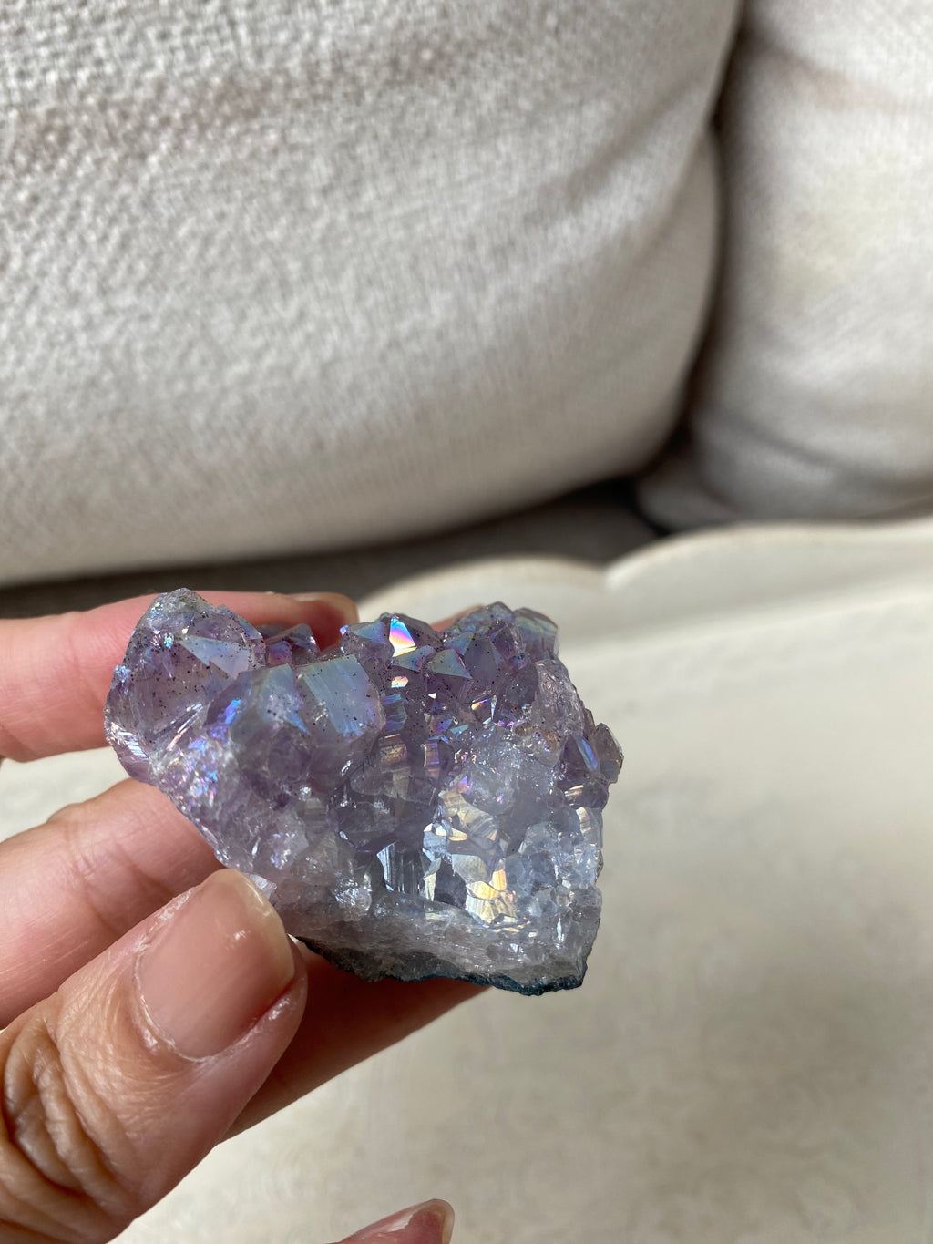 Aura Amethyst Cluster