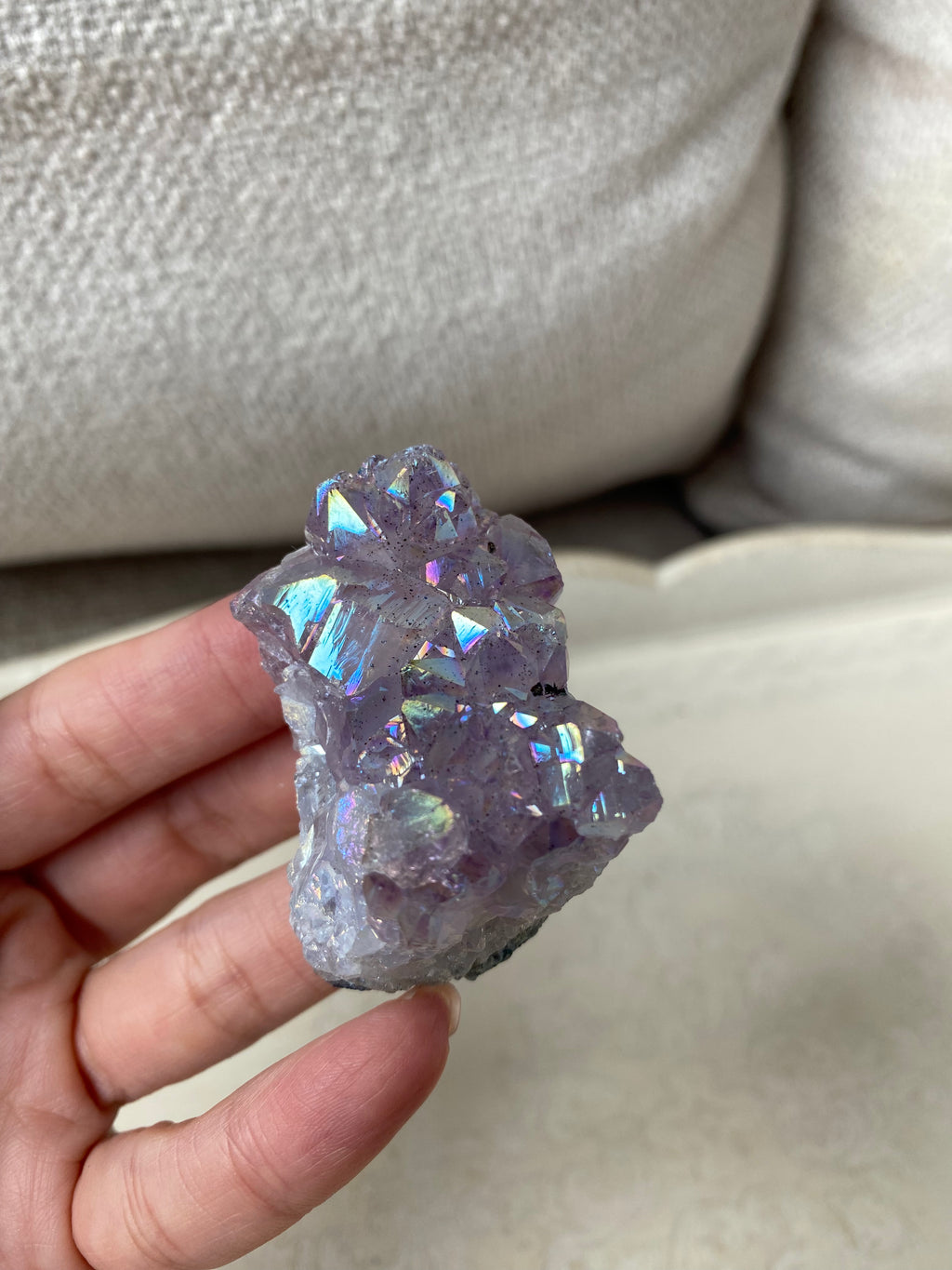 Aura Amethyst Cluster