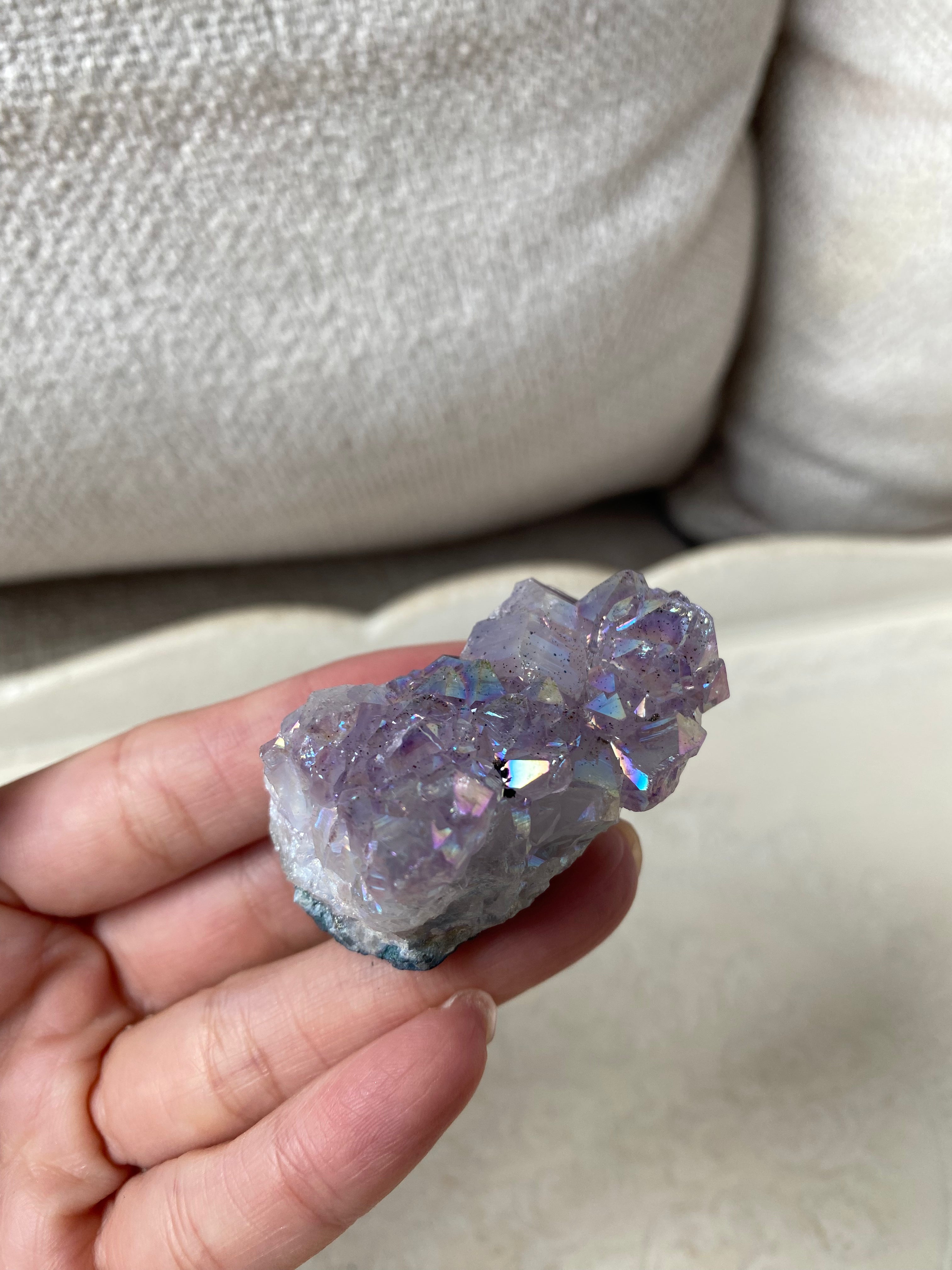 Aura Amethyst Cluster