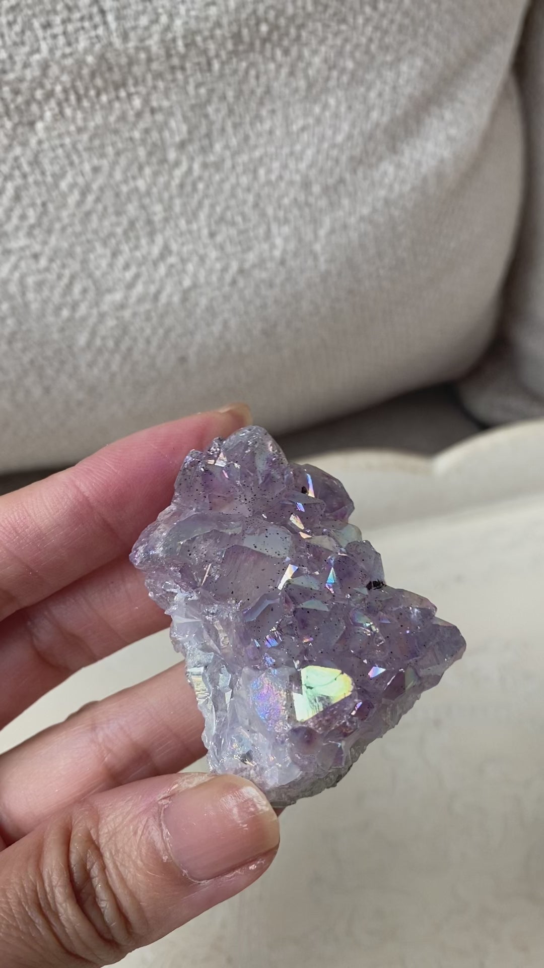 Aura Amethyst Cluster