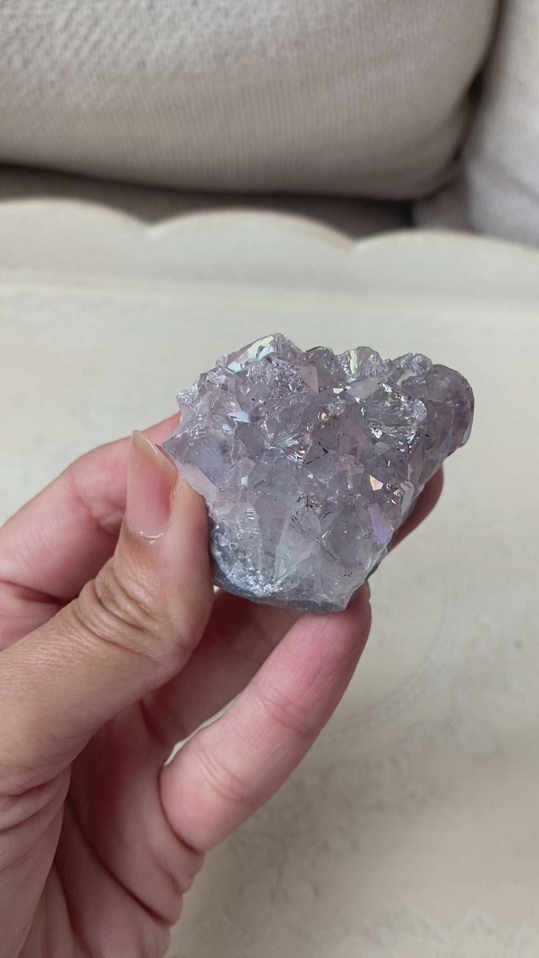 Aura Amethyst Cluster
